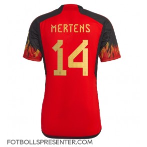Belgien Dries Mertens #14 Hemma Matchtröja VM 2022 Kortärmad